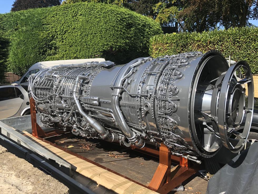 F4 Phantom Fighter Jet Engine